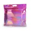 Custom Shiny Glossy Store Aluminum Die Cut Handle Shopping Bag - Image 2